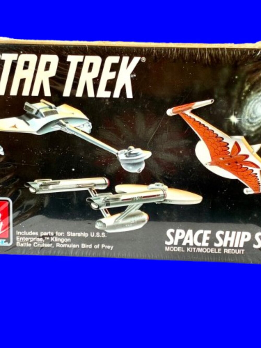 Star Trek Space Ship Set Model Kit 6677 Enterprise Romulan Klingon AMT ERTL new